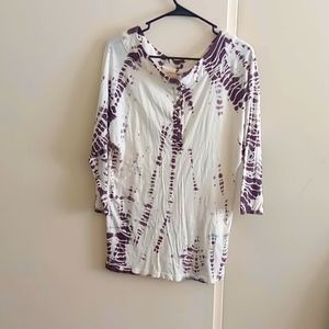 Long sleeve tye dye shirt